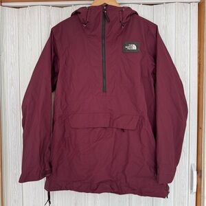 The North Face Maroon Raincoat